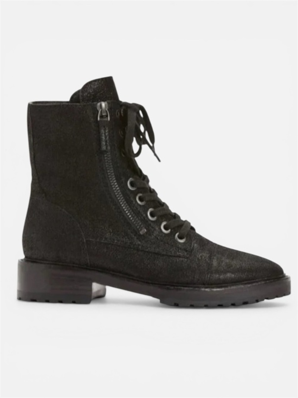 🥑Paige Marline Combat Boot black metallic 8.5